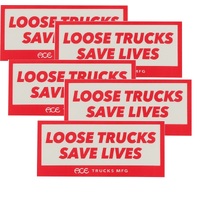 Ace Sticker 5 pack 4" Loose Trucks Save Lives (5 Pack)