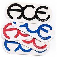 Ace Sticker 6" Rings Logo (5 Pack)