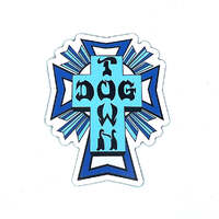 Dogtown Magnet Cross Logo Blue