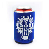 Dogtown Stubby Cooler DT Cross Logo Royal Blue