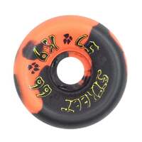 Dogtown K-9 Wheels 57mm (99a) 80's Orange/Black Swirl