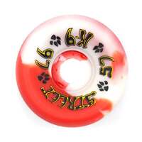 Dogtown K-9 Wheels 57mm (97a) 80's Red/White Swirl