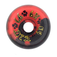 Dogtown K-9 Wheels 60mm (97a) 80's Red/Black Swirl