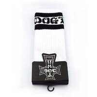 Dogtown Socks Striped Tube White/Black