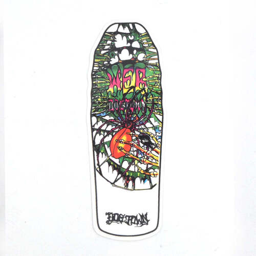 Dogtown Sticker 4.5" Web White