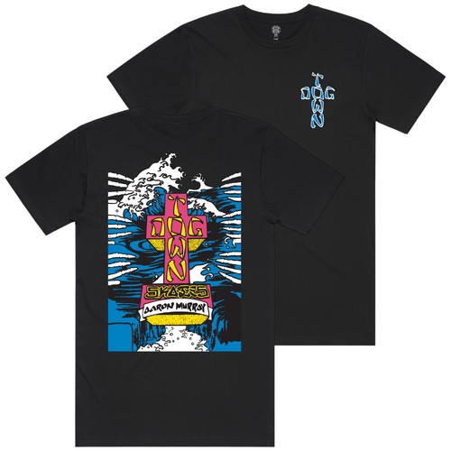 Dogtown Tee Aaron Murray Fingers 80s Black