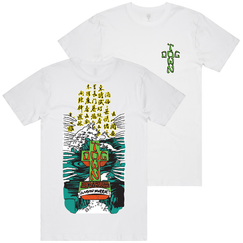 Dogtown Tee Aaron Murray Kanji White