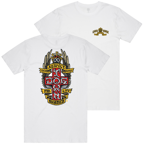 Dogtown Tee Respect White