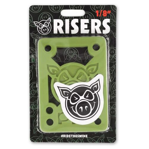 Pig Risers 1/8 Hard Olive 3mm