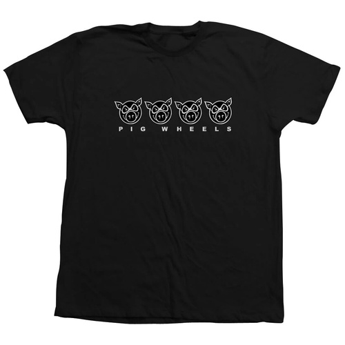 Pig Tee Multi Pig Black