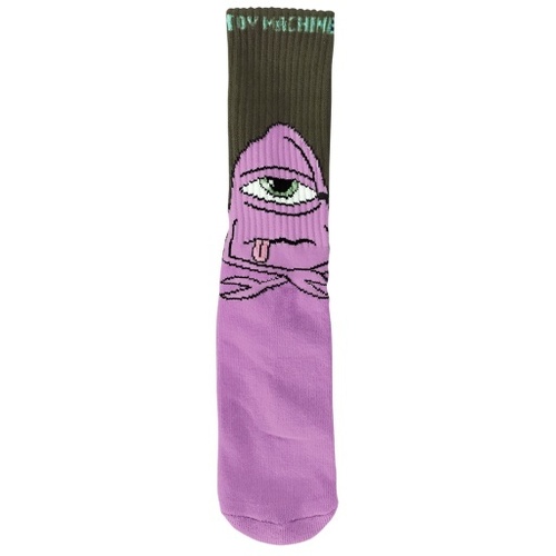 Toy Machine Socks Bored Sect Crew Sock Lavender