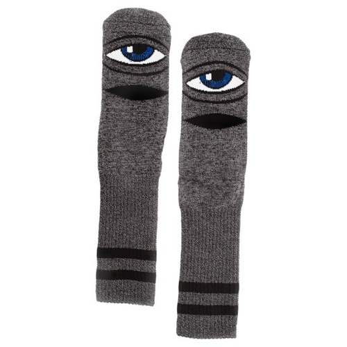 Toy Machine Socks Heather Sect Eye Sock Black Heather