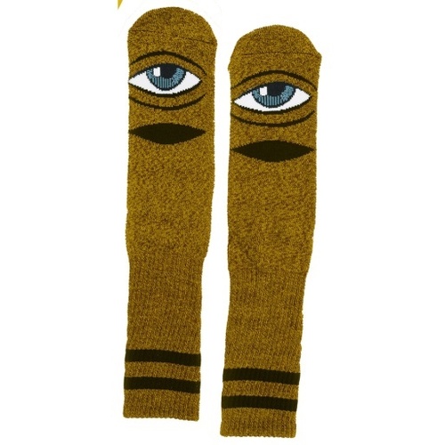 Toy Machine Socks Heather Sect Eye Sock Mustard Heather