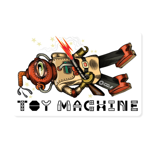 Toy Machine Sticker T-Missionator