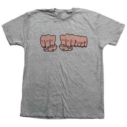 Toy Machine Tee Fists Tee Heather Grey