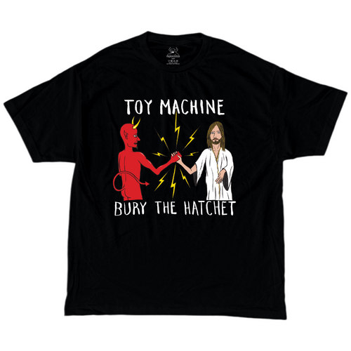 Toy Machine Tee Bury the Hatchet  Black