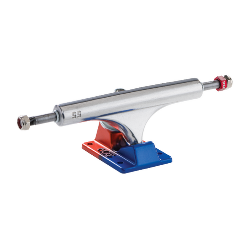 Ace Trucks AF1 55 (8.5") Raw/Blue Orange Anodized