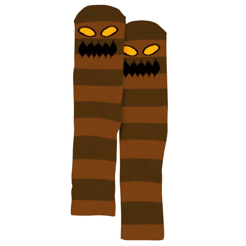 Toy Machine Socks Big Stripe Brown