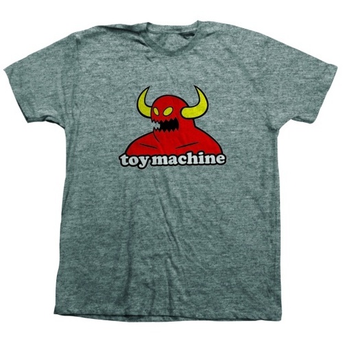 Toy Machine Tee (M) Monster Tee Graphite
