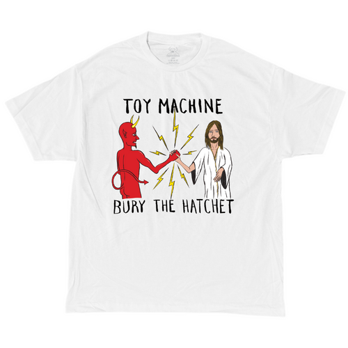 Toy Machine Tee Bury the Hatchet (S) White