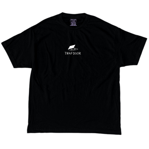 Trap Door Tee (M) Logo Black